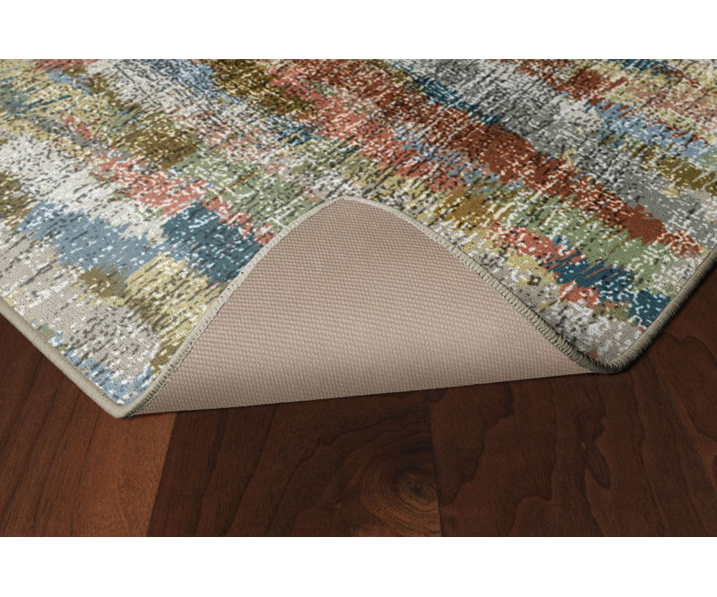 Wrought Studio Medfield Earthtones, Vintage Abstract Beige Area Rug